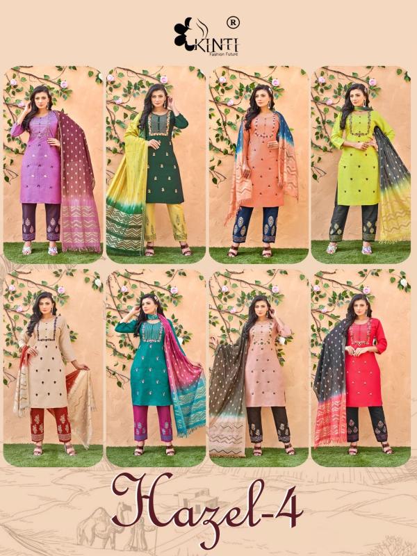 Kinti Hazel 4 Regular Rayon Exclusive Designer Readymade Collection